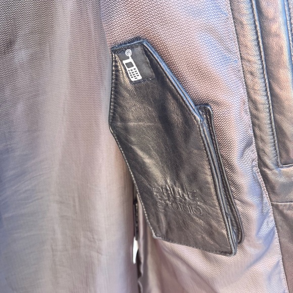 Wilson’s Men’s real leather black jacket, long. Size large - Picture 5 of 13